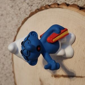 Wallace & Berrie Brainy Smurf Porcelain Figurine 1982